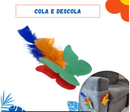 Brinquedo para Arranhador Adesivo – Acessório Interativo com Penas para Gato 1 Unidade