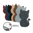 Arranhador Adesivo Gato em Carpete Premium - Protetor de Móveis e Parede